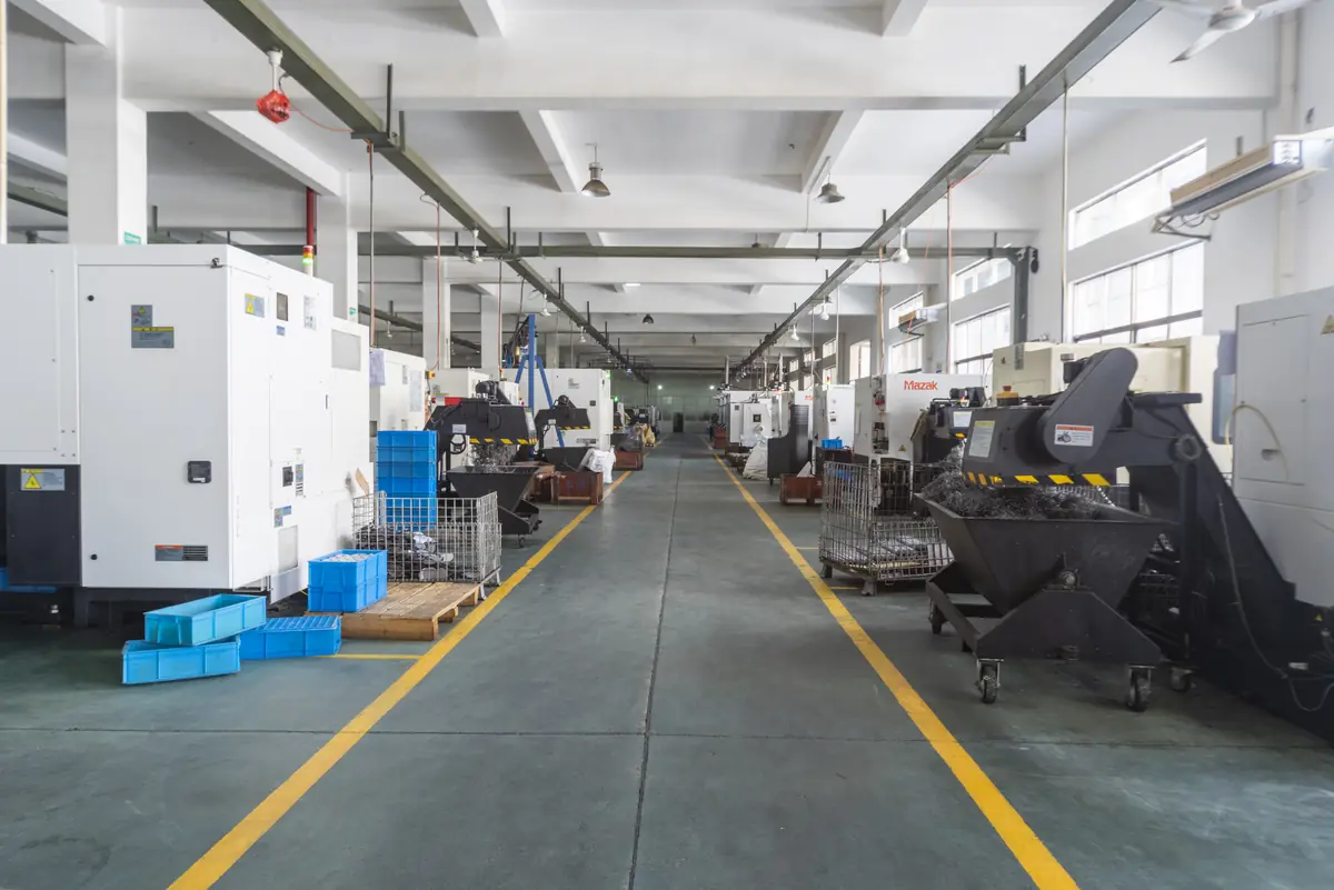 CNC machining workshop